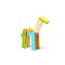 Tegu Magnetic Wooden Blocks, 14-Piece Set, Tints 14P-TNT-306T - alternate 9